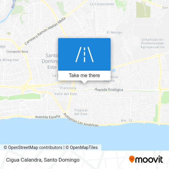Mapa de Cigua Calandra