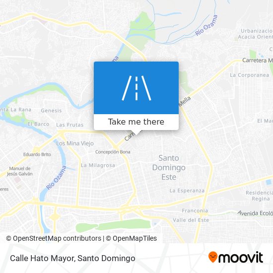 Calle Hato Mayor map