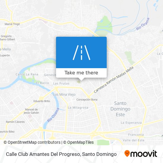 Mapa de Calle Club Amantes Del Progreso