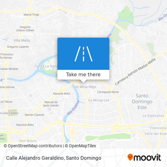 Calle Alejandro Geraldino map