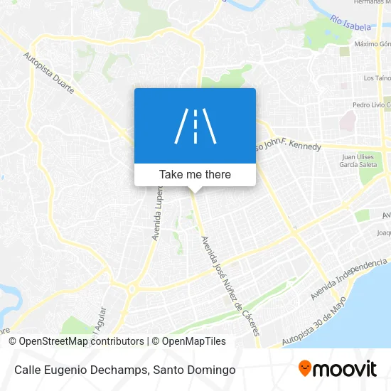Mapa de Calle Eugenio Dechamps
