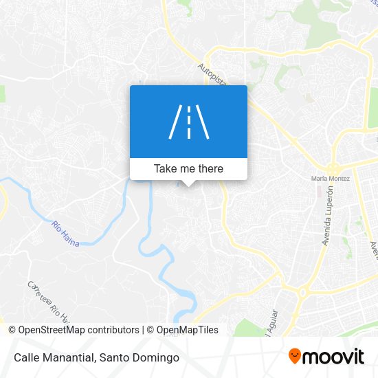 Mapa de Calle Manantial