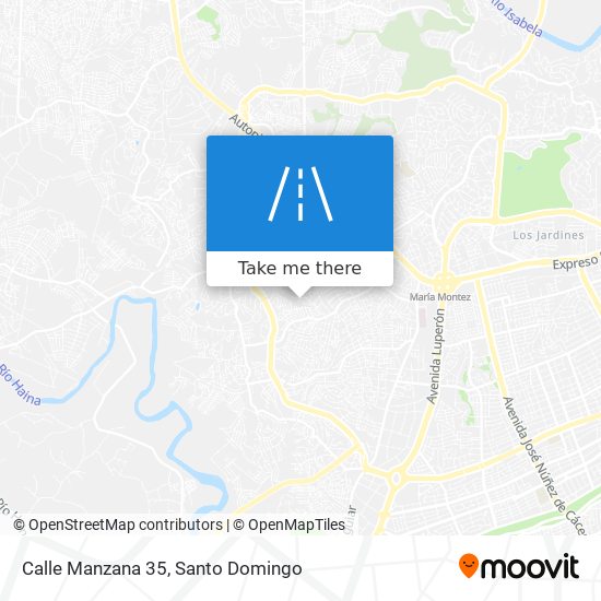 Calle Manzana 35 map