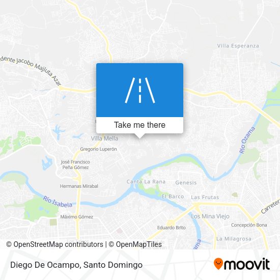 Mapa de Diego De Ocampo