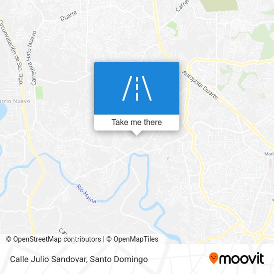 Mapa de Calle Julio Sandovar