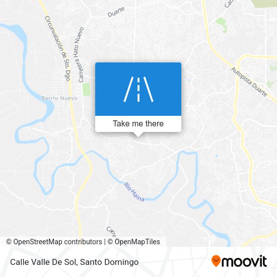 Calle Valle De Sol map