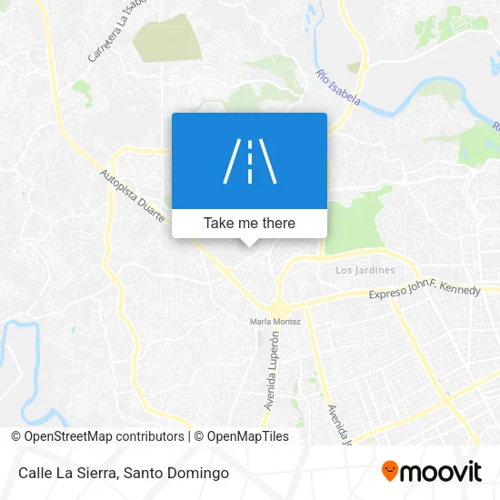 Mapa de Calle La Sierra