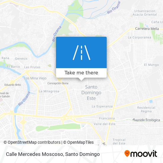 Mapa de Calle Mercedes Moscoso