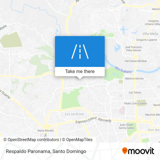 Mapa de Respaldo Paronama