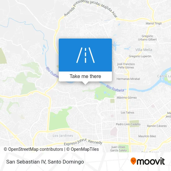 San Sebastian IV map