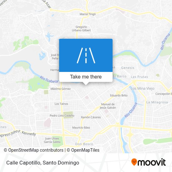 Calle Capotillo map