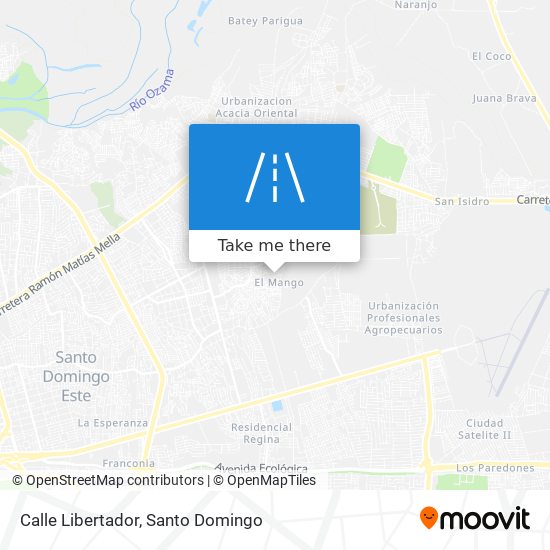 Mapa de Calle Libertador