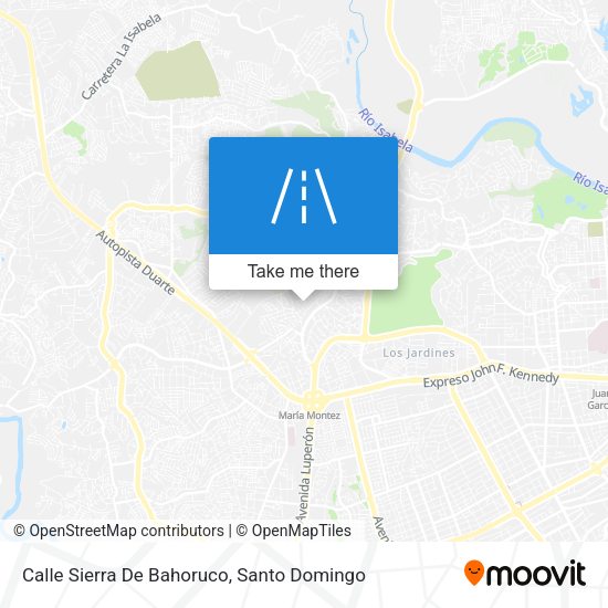 Calle Sierra De Bahoruco map