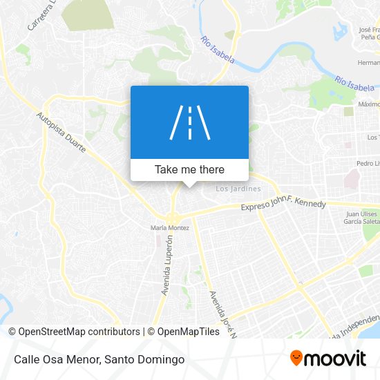 Calle Osa Menor map