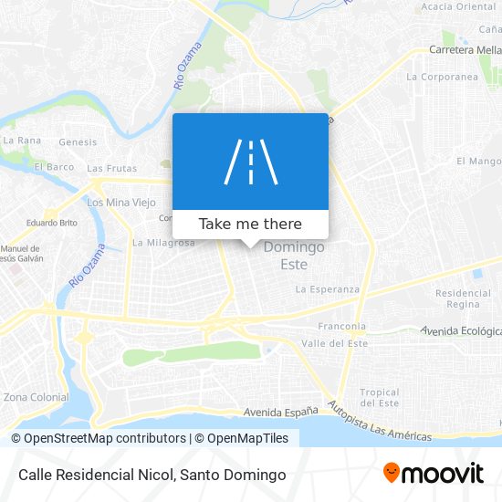 Mapa de Calle Residencial Nicol