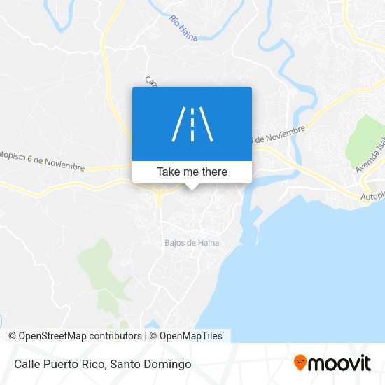 Calle Puerto Rico map