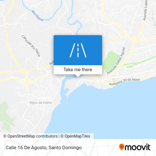 Calle 16 De Agosto map
