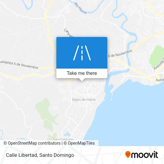 Mapa de Calle Libertad