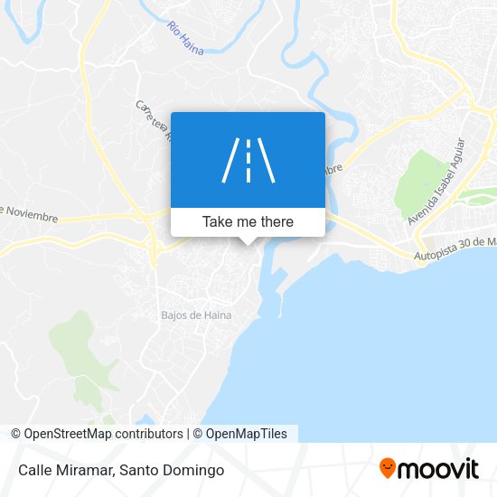 Mapa de Calle Miramar
