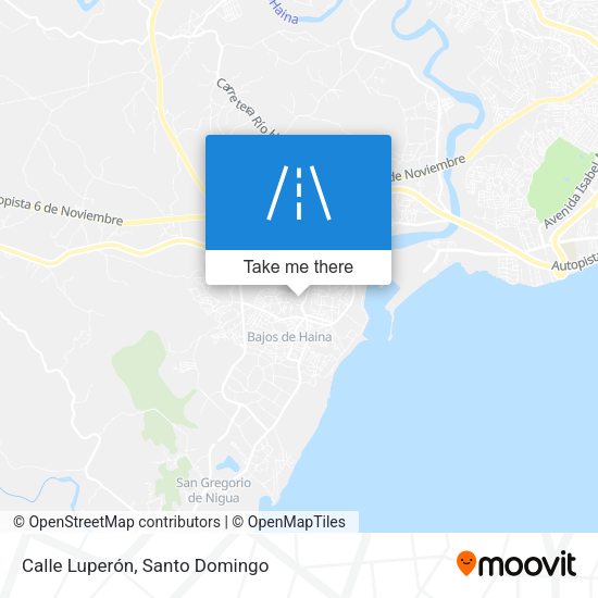 Mapa de Calle Luperón