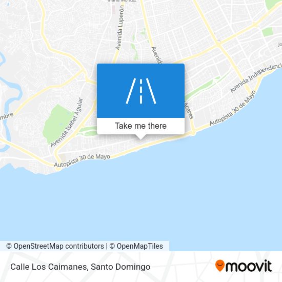 Mapa de Calle Los Caimanes