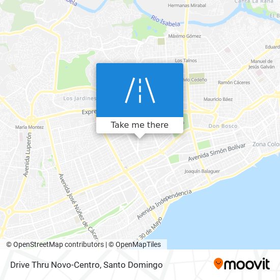 Drive Thru Novo-Centro map