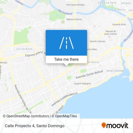 Calle Proyecto 4 map