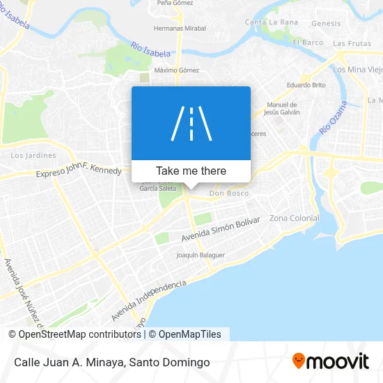 Calle Juan A. Minaya map