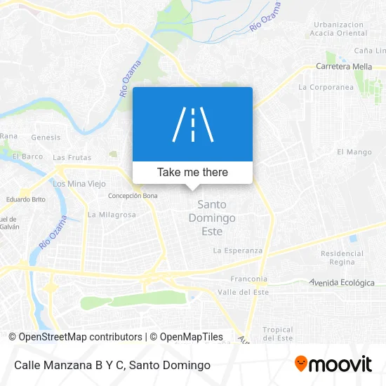 Calle Manzana B Y C map
