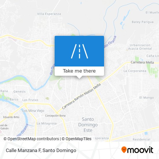 Mapa de Calle Manzana F