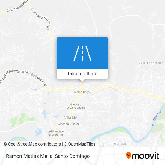 Mapa de Ramon Matias Mella