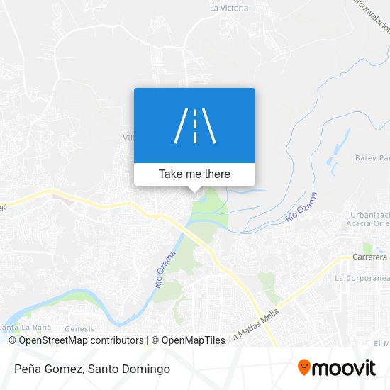 Mapa de Peña Gomez