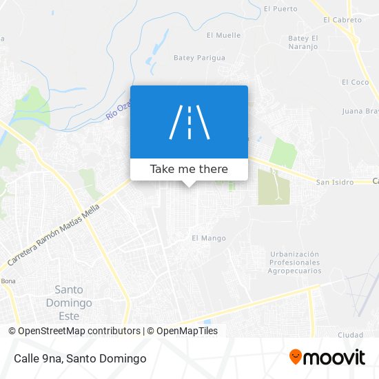 Mapa de Calle 9na