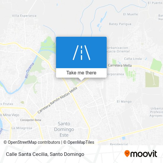 Calle Santa Cecilia map
