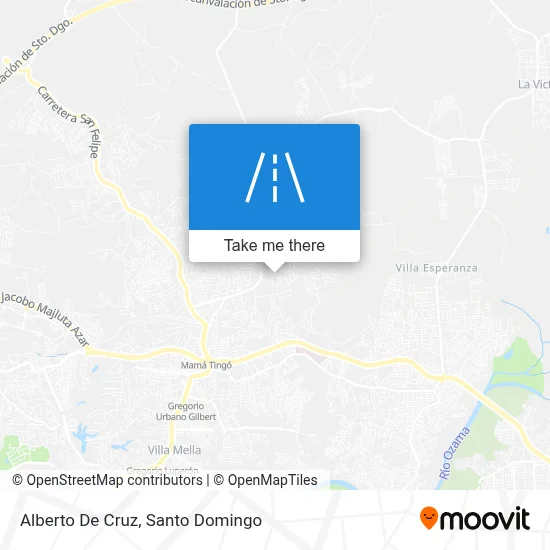 Mapa de Alberto De Cruz