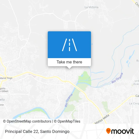 Principal Calle 22 map