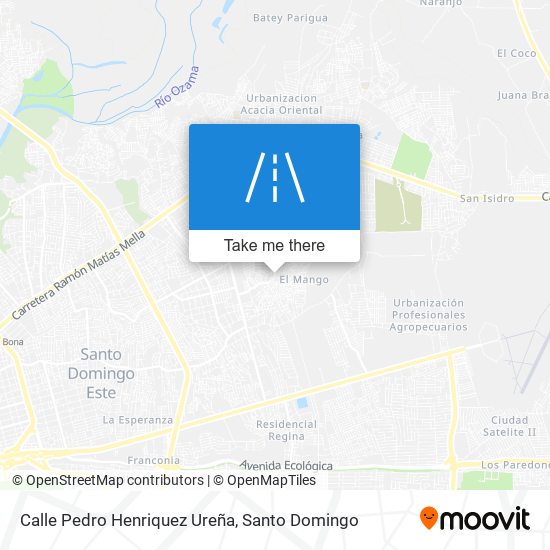 Mapa de Calle Pedro Henriquez Ureña