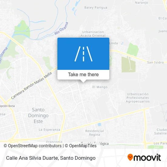 Calle Ana Silvia Duarte map