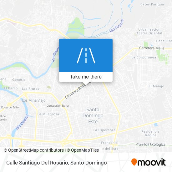 Mapa de Calle Santiago Del Rosario