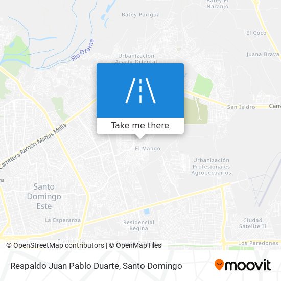 Respaldo Juan Pablo Duarte map
