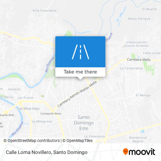 Calle Loma Novillero map