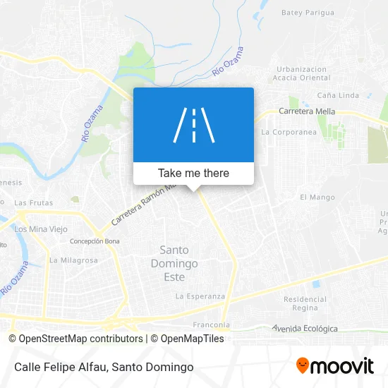 Mapa de Calle Felipe Alfau
