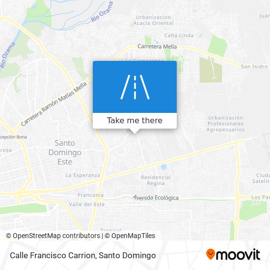 Mapa de Calle Francisco Carrion