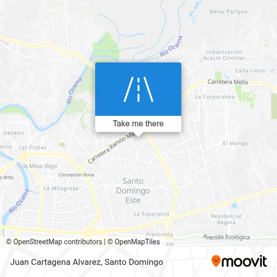 Juan Cartagena Alvarez map