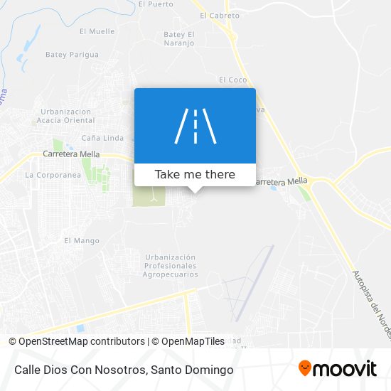 Calle Dios Con Nosotros map