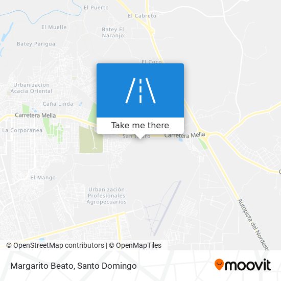 Margarito Beato map