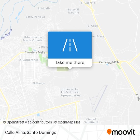 Calle Alina map