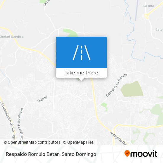 Respaldo Romulo Betan map