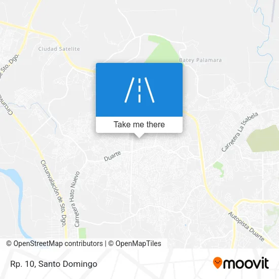 Rp. 10 map