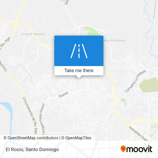El Rocio map